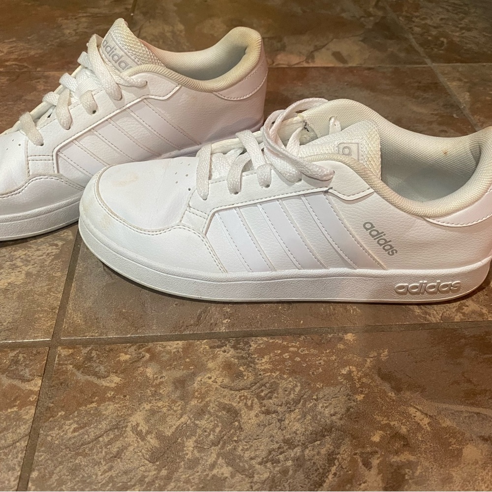 Adidas White Athletic Shoes